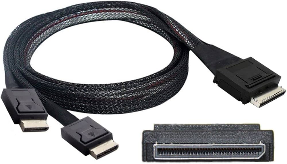 Amazon.com: Chenyang 50cm OCuLink PCIe SFF-8611 8X 8-Lane 1 Male
